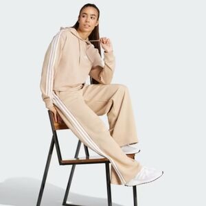 ADIDAS Essentials 3-Stripes French Terry Crop Hoodie